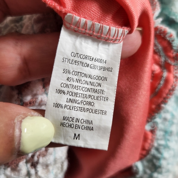 Halo Lace Sheer Cold Shoulder Blouse - Picture 7 of 8